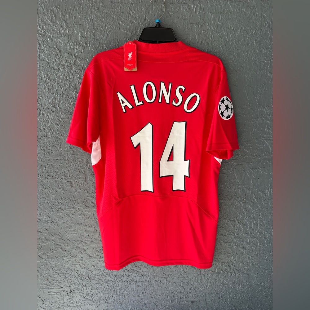 Liverpool Jersey Alonso Red 2005 Final